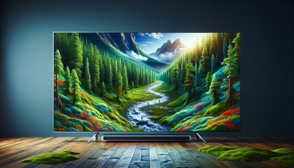 A stunning nature scene displayed in vivid detail on a 4K IPTV screen, emphasizing the exceptional picture quality and immersive viewing experience.